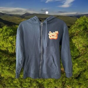 Salty Crew Salty Seventies Zip Hoody Women's Blue Sweatshirt Fleece X-Small